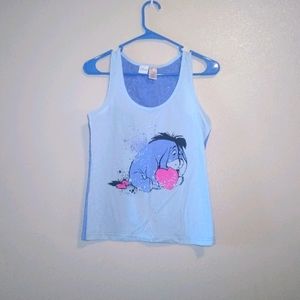 Disney Eeyore Women's Tank Top Size Medium